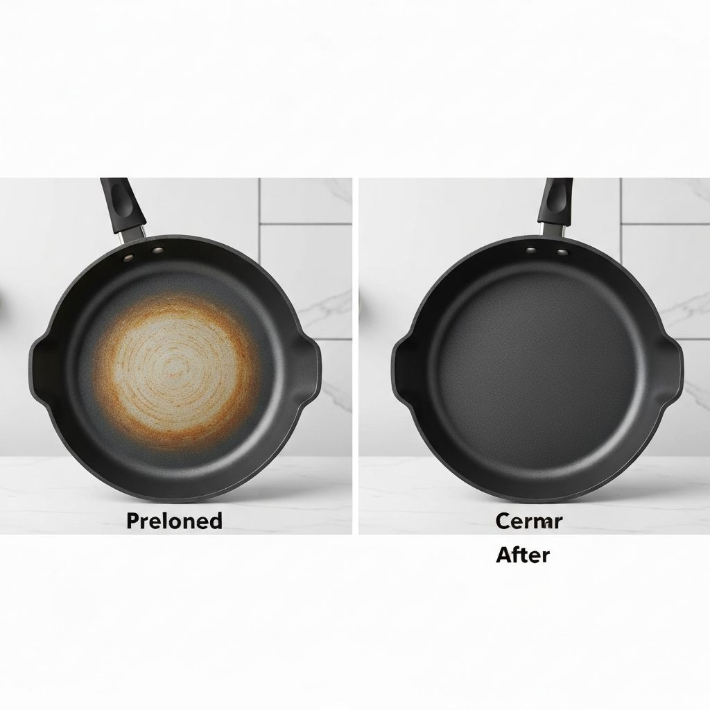 How to remove burnt food from nonstick cookware